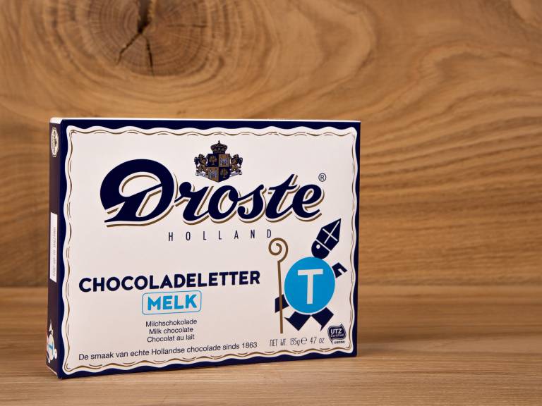 Droste Chocoladeletter Melk T