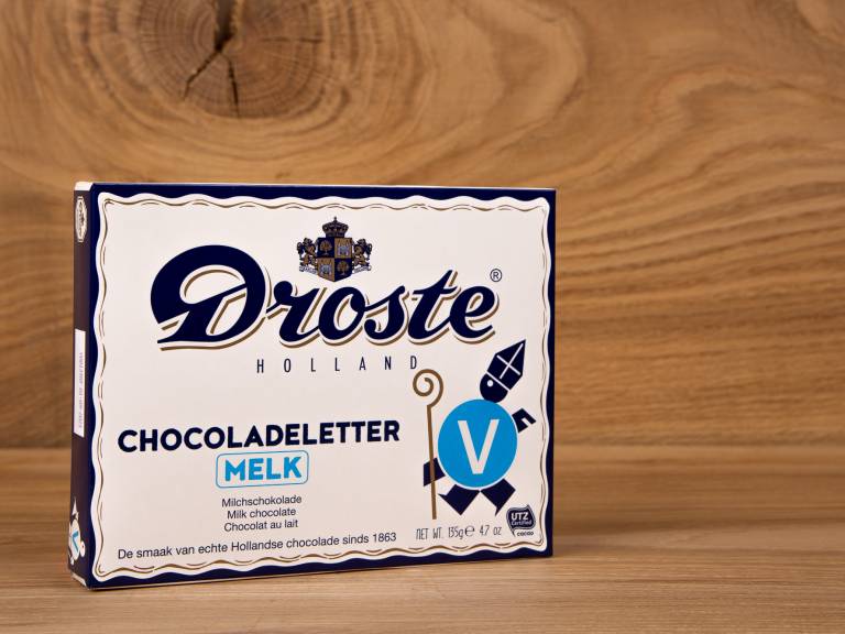 Droste Chocoladeletter Melk V