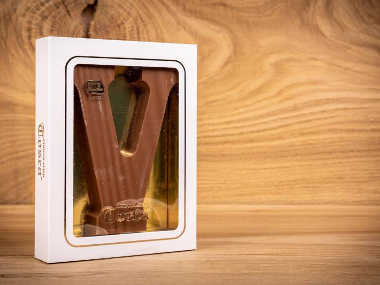 Standaard Chocoladeletter Melk 135 gr. V