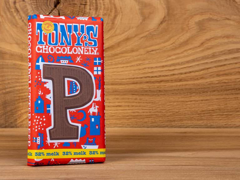 Tony's Chocolonely Chocoladeletters melk P