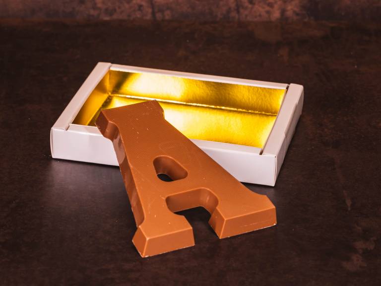 Standaard Chocoladeletter A - Melk - 135 gram