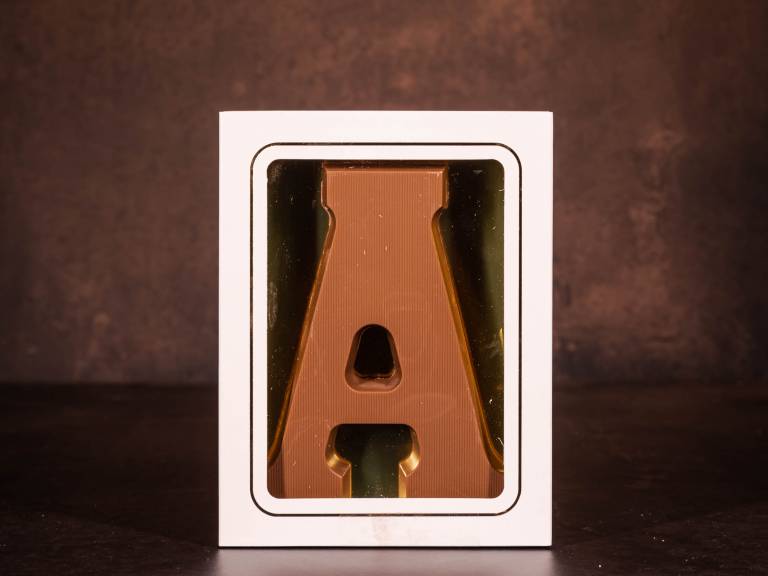 Standaard Chocoladeletter A - Melk - 135 gram