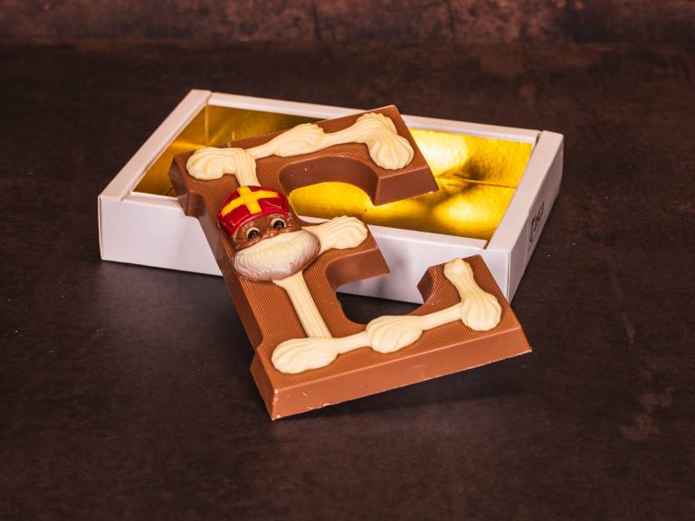 Handgemaakte Alfabet Chocoladeletter E Melk