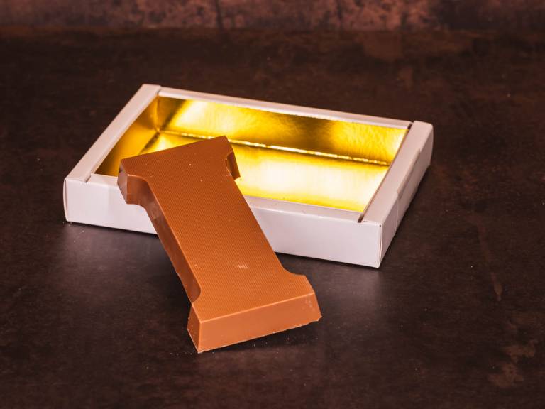 Standaard Chocoladeletter I - Melk - 135 gram
