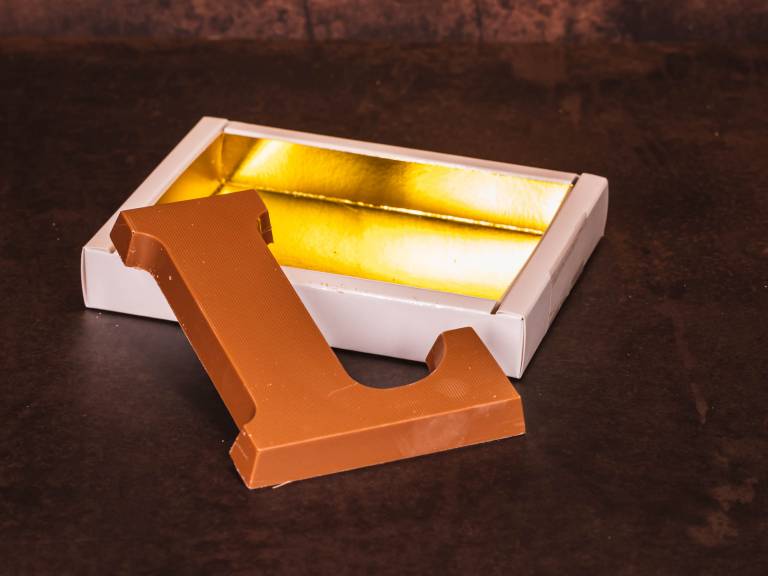 Standaard Chocoladeletter L - Melk - 135 gram