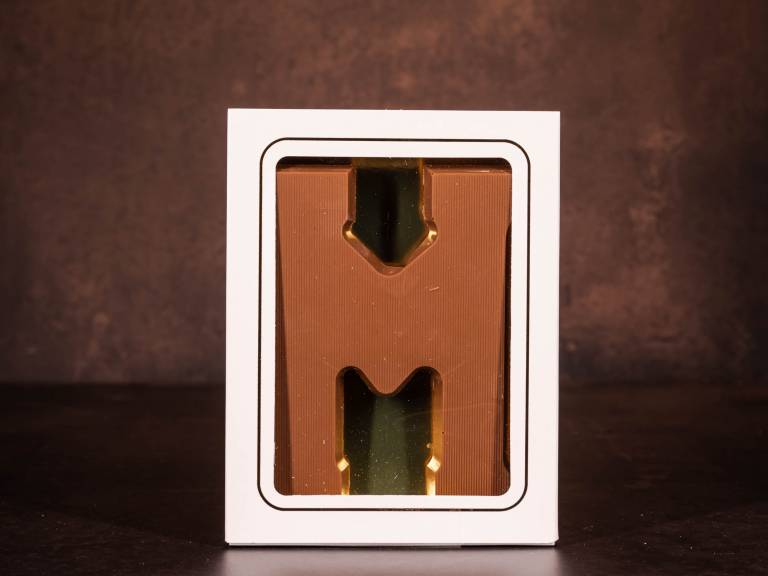 Standaard Chocoladeletter M - Melk - 135 gram