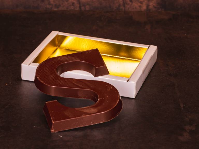 Standaard Chocoladeletter S - Puur - 135 gram