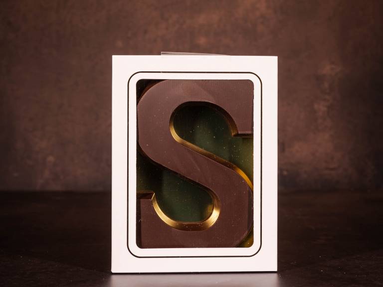 Standaard Chocoladeletter S - Puur - 135 gram