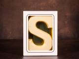 Standaard Chocoladeletter S - Wit - 135 gram