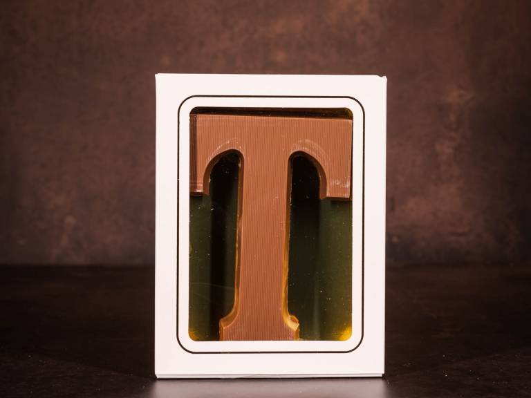 Standaard Chocoladeletter T - Melk - 135 gram