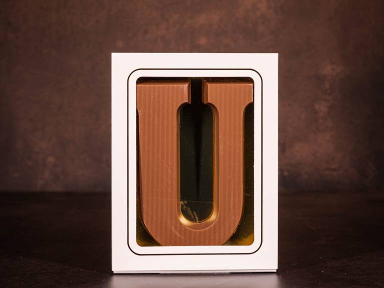 Standaard Chocoladeletter U - Melk - 135 gram