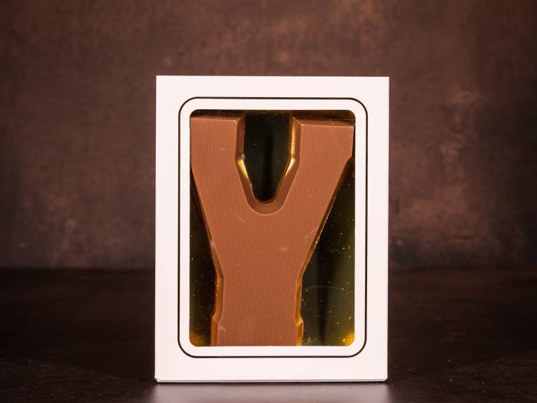 Standaard Chocoladeletter Y - Melk - 135 gram