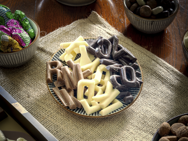 Mini Chocolade Letters