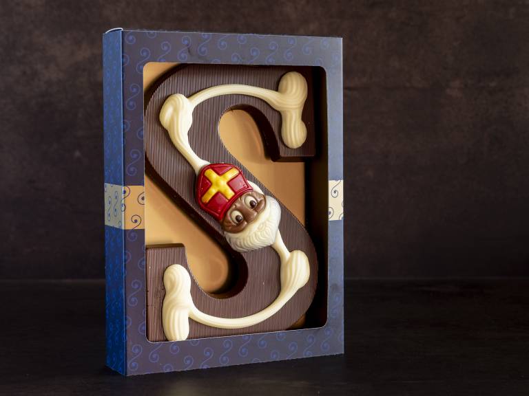 Luxe Chocoladeletters S 190 gram puur