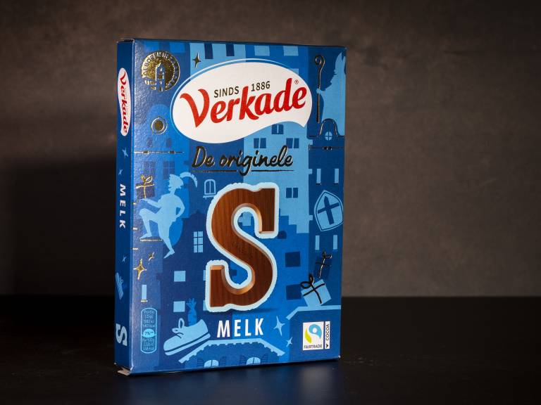 Verkade Chocoladeletter S melk