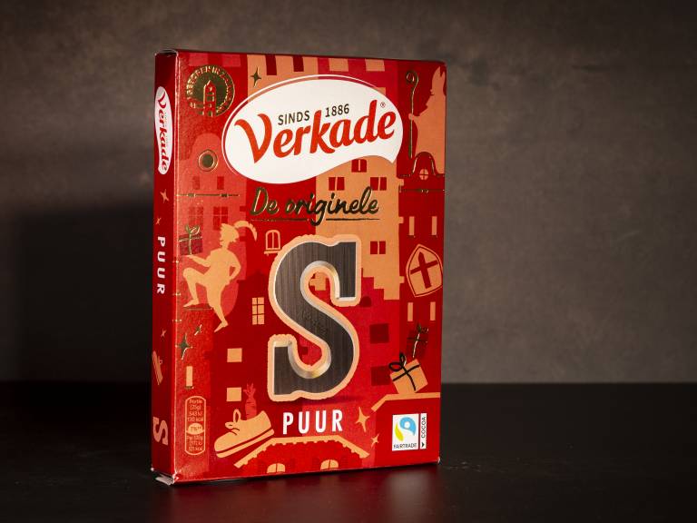 Verkade Chocoladeletter S puur