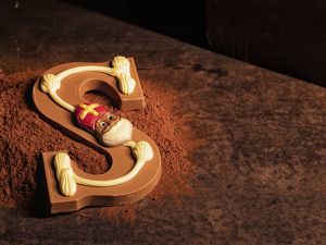 Grote chocoladeletters 200 gram bestellen