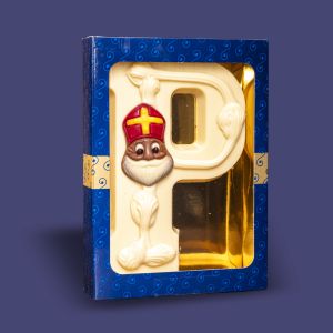Luxe Chocoladeletter Wit P